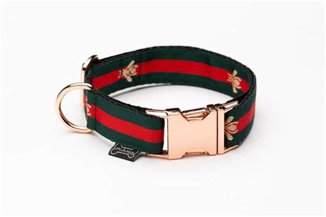 gucci bee dog collar